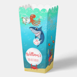 Caja Para Regalos Bajo el mar Animales burbujas de agua