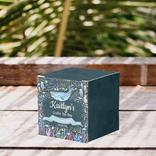 Caja Para Regalos Bajo el mar   Baby Shower Temático Oceánico