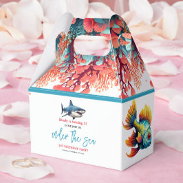 Caja Para Regalos Bajo el mar Fiesta de primer cumpleaños