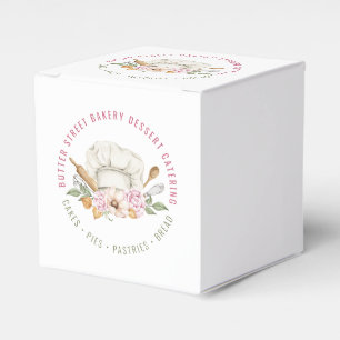 Caja Para Regalos Baker Pastry Chef Acuarela Baking Utensis