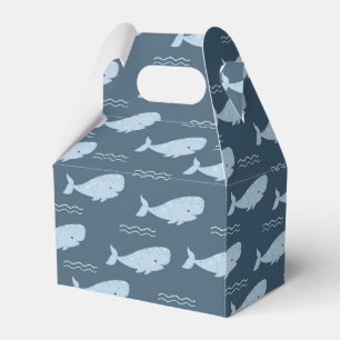 Caja Para Regalos Ballena azul