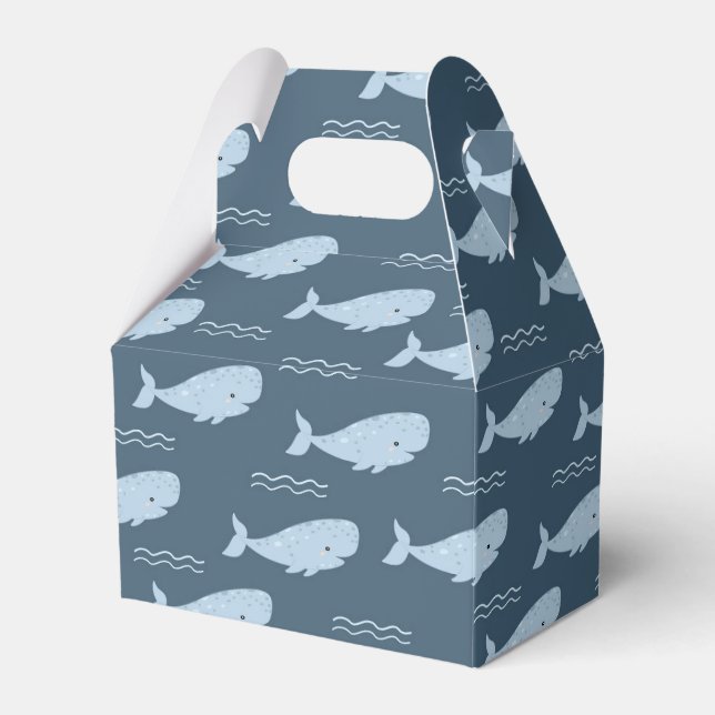 Caja Para Regalos Ballena azul (Front Side)