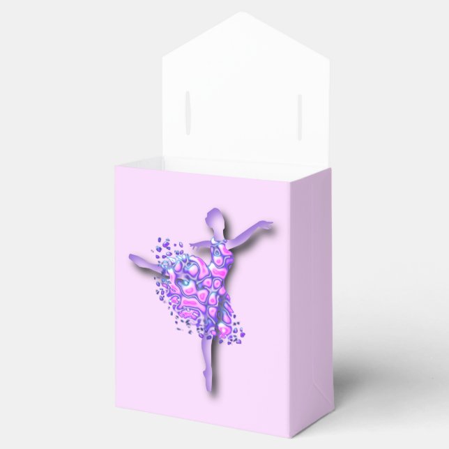 Caja Para Regalos Ballerina Favor Box Ballet Dance (Abierto)