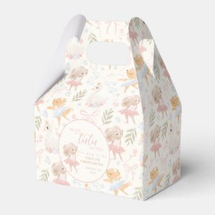 Caja Para Regalos Ballerina Mouse Tutu Emocionado Baby Shower