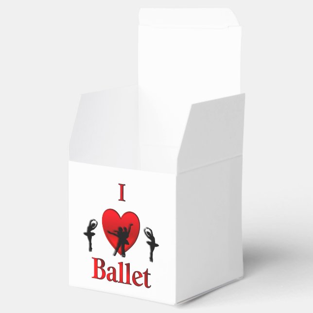 Caja Para Regalos Ballet del corazón (Abierto)