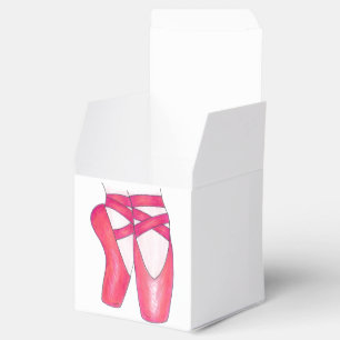 Caja Para Regalos Ballet rosa Ballerina Pointe Shoes Maestra de Bail