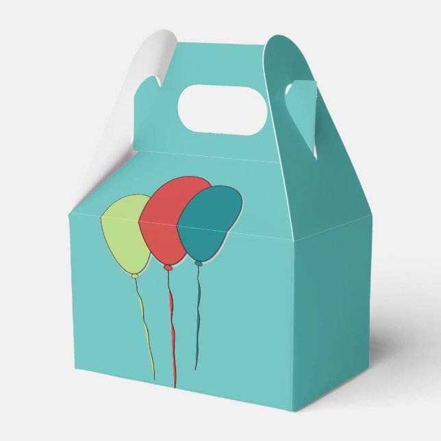 Caja Para Regalos Ballons Favor Box (Front Side)