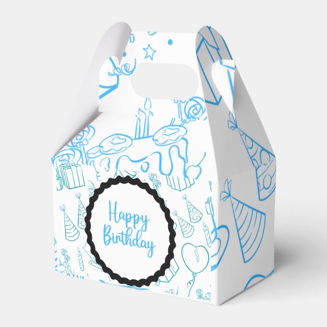 Caja Para Regalos ballotin bleu  (Front Side)