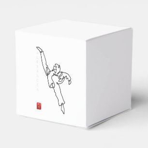 Caja Para Regalos Ballotin classique TAEKWONDO DWICHAGI back kick