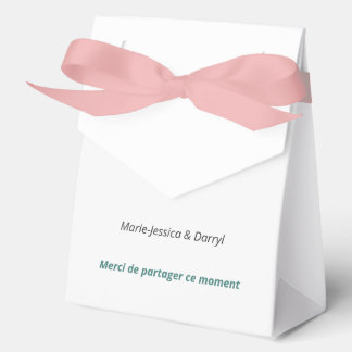 Caja Para Regalos Ballotin de Fiançailles Royal & Minimaliste