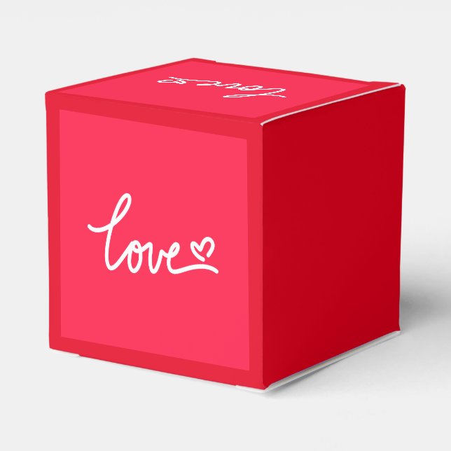 Caja Para Regalos Ballotins love  (Reverso Costado)