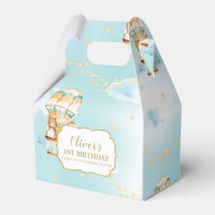 Caja Para Regalos Balón de aire caliente Cute animales Fiesta de cum