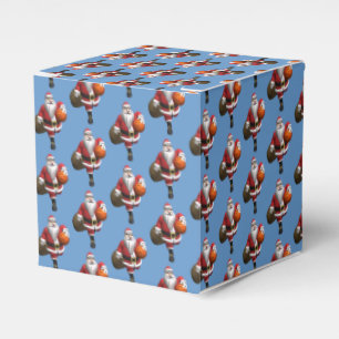 Caja Para Regalos Baloncestista de Santa Claus