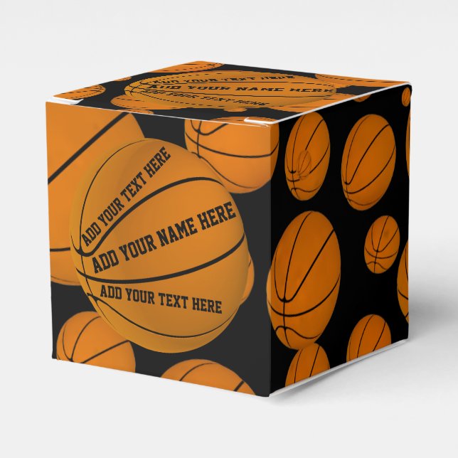 Caja Para Regalos Baloncesto (Costado Anverso)