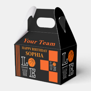Caja Para Regalos Baloncesto Swoosh Nacimiento Negro