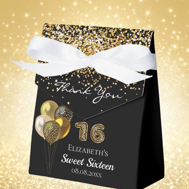 Caja Para Regalos Balones de papel de leopardo dorado dulce 16 (Subido por el creador)