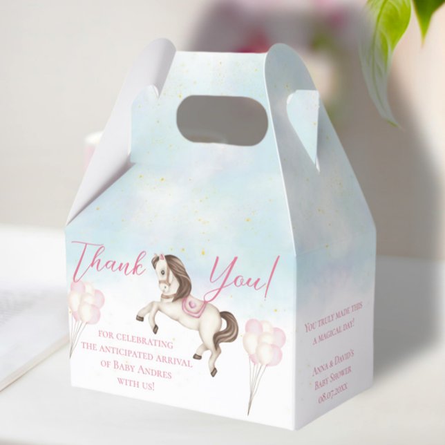 Caja Para Regalos Balones rosas de cuento de hadas de Pony Stars (Subido por el creador)