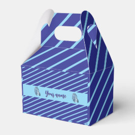 Caja Para Regalos Banda azul personalizada