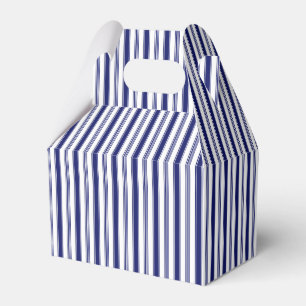 Caja Para Regalos Bandas azules y blancas de marinero
