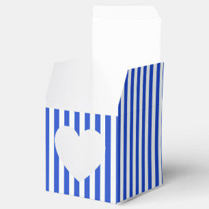 Caja Para Regalos Bandas combinadas azules reales de Shirley Taylor