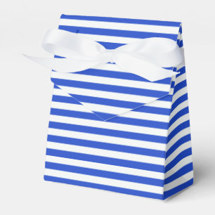 Caja Para Regalos Bandas combinadas azules reales de Shirley Taylor