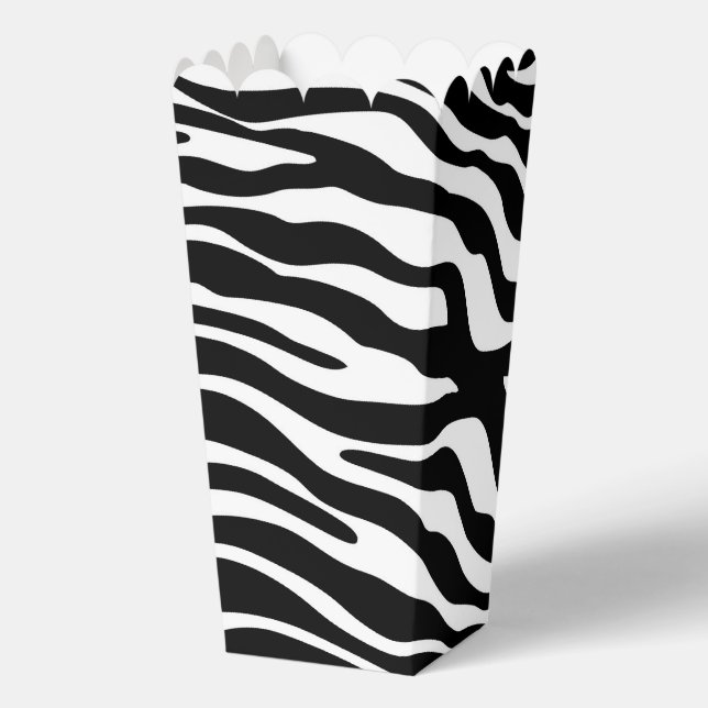 Caja Para Regalos Bandas ZEBRA - Patrón 3 (Reverso )