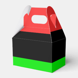 Caja Para Regalos Bandera afroamericana