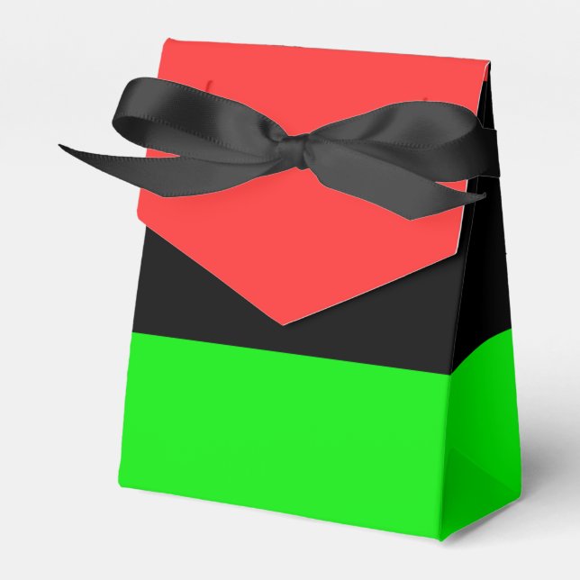 Caja Para Regalos Bandera afroamericana (Front Side)