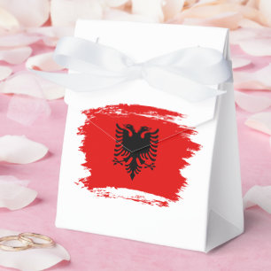 Caja Para Regalos Bandera albanesa