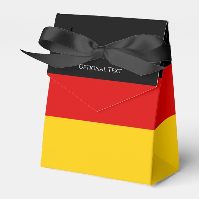 Caja Para Regalos Bandera de Alemania Schwarz Rot Gold Personalizada (Front Side)