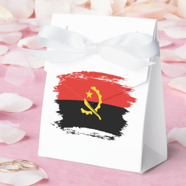 Caja Para Regalos Bandera de Angola (Boda)