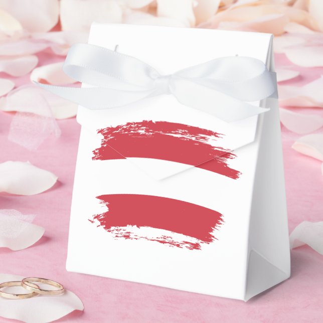 Caja Para Regalos Bandera de Austria (Boda)