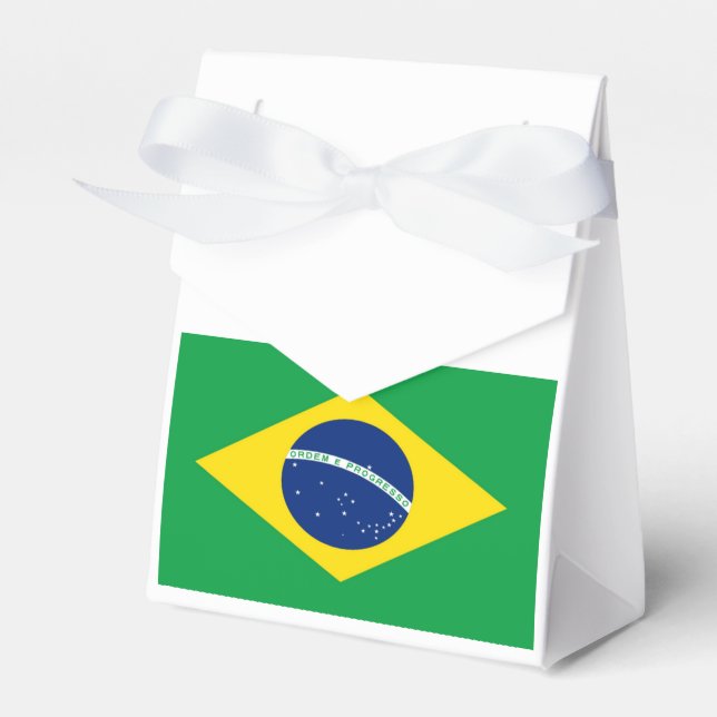 Caja Para Regalos Bandera de Brasil (Front Side)