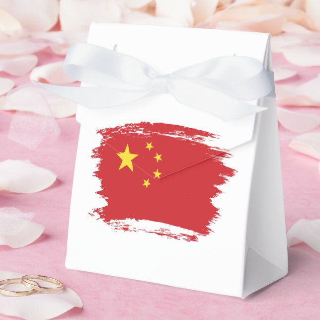 Caja Para Regalos Bandera de China (Boda)
