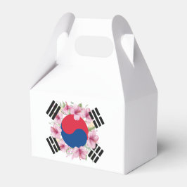 Caja Para Regalos Bandera de Corea del Sur Mugunghwa Favor Box