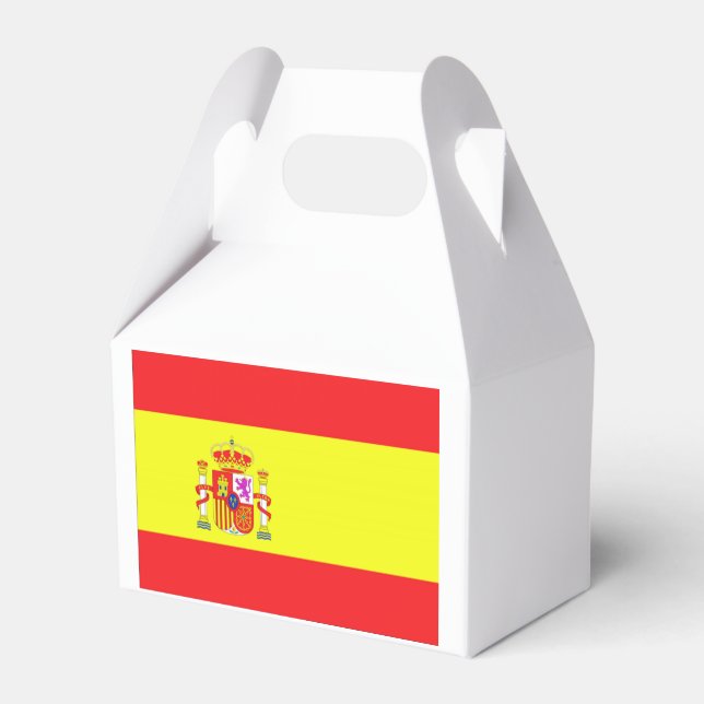 Caja Para Regalos Bandera de España (Reverso)