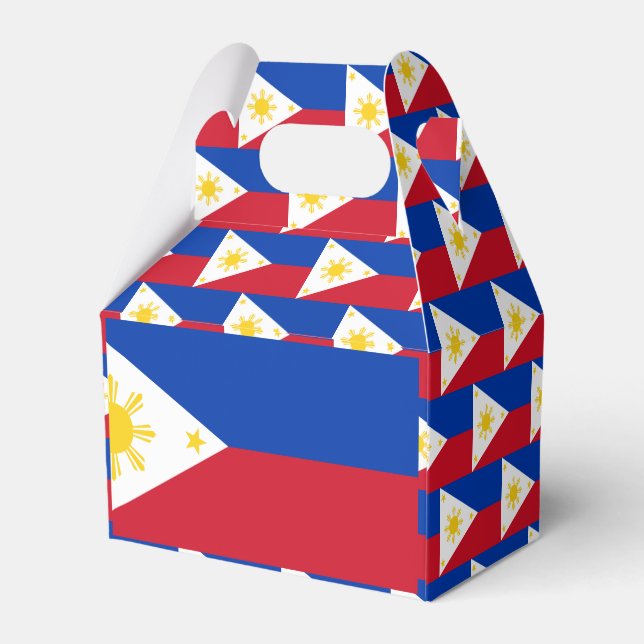 Caja Para Regalos Bandera de Filipinas (Reverso)