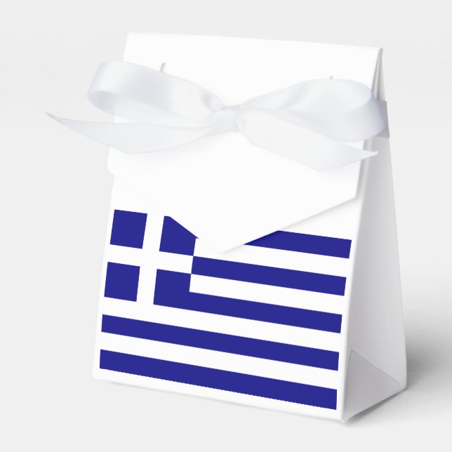 Caja Para Regalos Bandera de Grecia (Front Side)