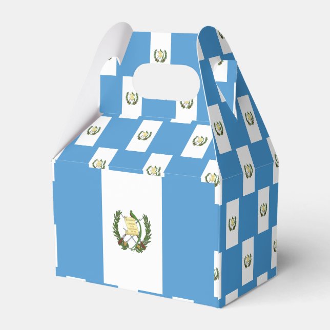 Caja Para Regalos Bandera de Guatemala (Reverso)