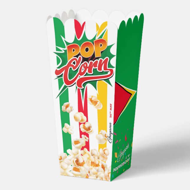 Caja Para Regalos Bandera de Guyana (Reverso )