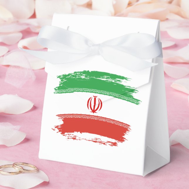 Caja Para Regalos Bandera de Irán (Boda)
