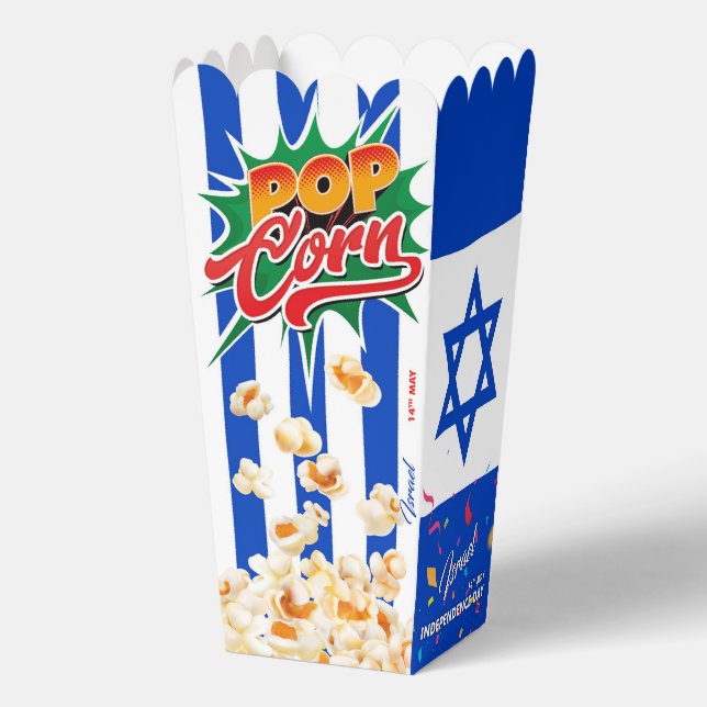 Caja Para Regalos Bandera de Israel (Reverso )