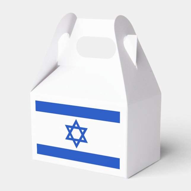 Caja Para Regalos Bandera de Israel (Reverso)