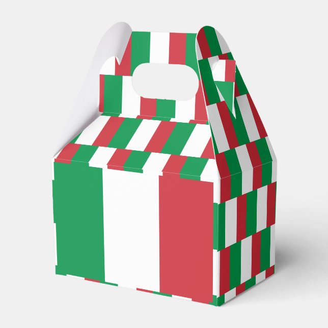 Caja Para Regalos Bandera de Italia (Reverso)