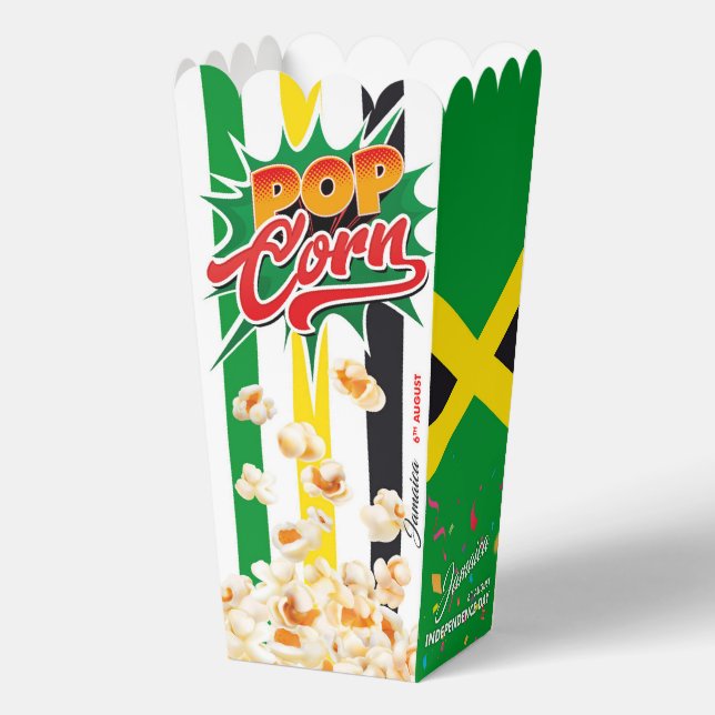 Caja Para Regalos Bandera de Jamaica (Reverso )