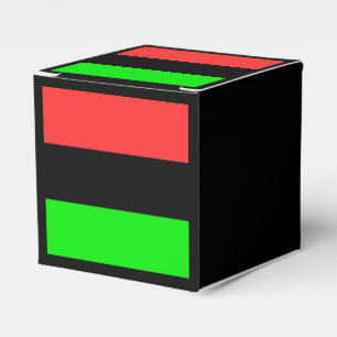 Caja Para Regalos Bandera de la diáspora afroamericana