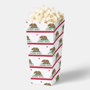 Caja Para Regalos Bandera de la República de California Palomitas de