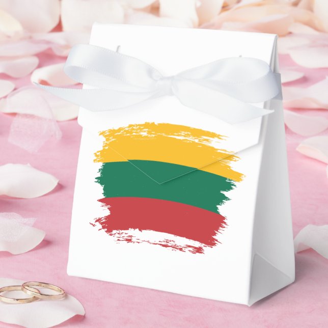 Caja Para Regalos Bandera de Lituania (Boda)