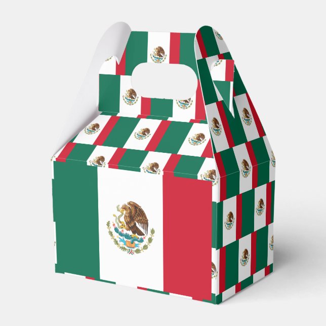 Caja Para Regalos Bandera de México (Reverso)