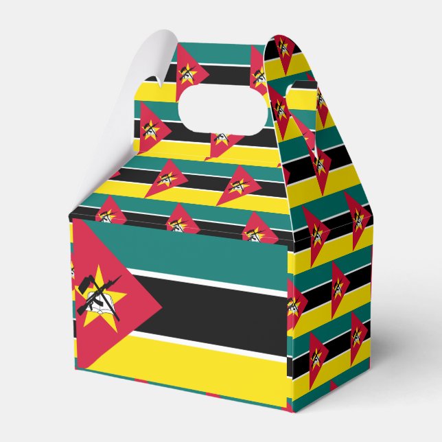 Caja Para Regalos Bandera de Mozambique (Reverso)